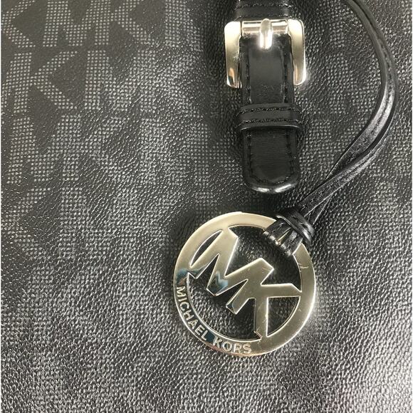 MICHAEL KORS Jet Set MK Signature Work Tote Bag Office Travel Busines Clasic EUC - Picture 14 of 15